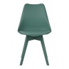 Καρέκλα Gaston I pakoworld PP-PU σε μέντα απόχρωση 48.5x53.5x81.5εκ