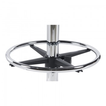 Καρέκλα ρεσεψιόν Icina Ι pakoworld pu σε μαύρη απόχρωση 58x54x102-123εκ