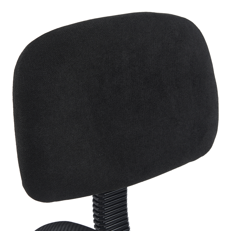 Καρέκλα ρεσεψιόν Icina pakoworld ύφασμα σε μαύρη απόχρωση 58x54x102-123εκ