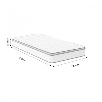 Στρώμα Perfecto pakoworld Continuous springs μονής όψης ανώστρωμα 22-24cm 100x200εκ