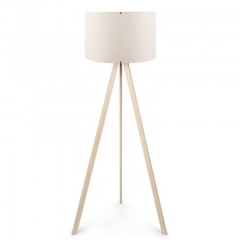 Φωτιστικό δαπέδου PWL-1060 pakoworld Ε27 φυσικό-κρεμ Φ38x140εκ