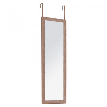 Καθρέπτης πόρτας PWD-0113 pakoworld MDF-αλουμίνιο φυσικό 35x2x109εκ