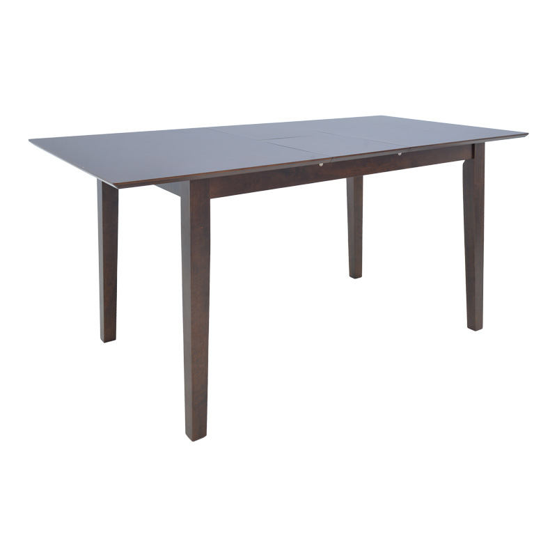 Tραπέζι επεκτεινόμενο Mabor pakoworld ξύλο σε καρυδί απόχρωση 120-150x80x73,8εκ