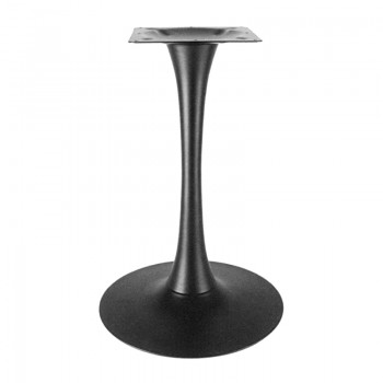 Βάση τραπεζιού Cosmopol pakoworld μεταλλική σε μαύρη απόχρωση Φ50x72εκ