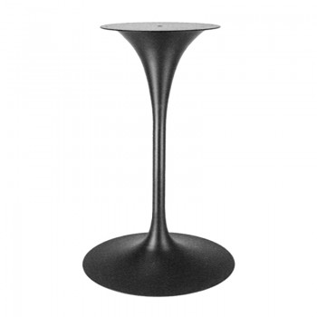 Βάση τραπεζιού Martiga pakoworld μεταλλική σε μαύρη απόχρωση Φ51x72εκ