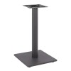Βάση τραπεζιού Batan pakoworld μεταλλική σε μαύρη απόχρωση 40x40x72εκ