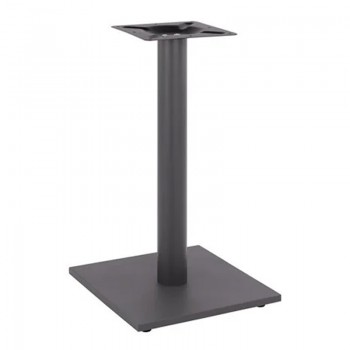 Βάση τραπεζιού Batan pakoworld μεταλλική σε μαύρη απόχρωση 40x40x72εκ