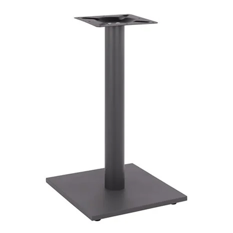 Βάση τραπεζιού Batan pakoworld μεταλλική σε μαύρη απόχρωση 40x40x72εκ