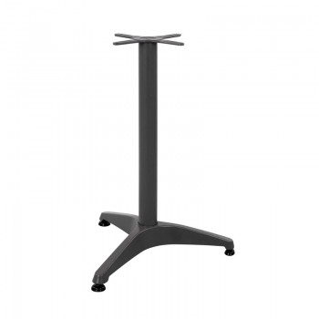 Βάση τραπεζιού Oiseau pakoworld μεταλλική σε μαύρη απόχρωση 45x45x72εκ