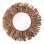Καθρέπτης Grazzy Inart arum-flotsam ξύλο σε φυσική απόχρωση Φ70x8εκ
