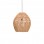 Φωτιστικό οροφής Irden Inart rattan σε φυσική απόχρωση Φ50x40εκ