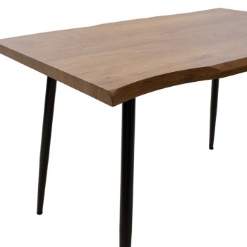 Τραπεζαρία Neve-Parker pakoworld σετ 5τμχ 120x80x75εκ