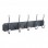 Κρεμάστρα Holden pakoworld mdf σε αντικέ μαύρη απόχρωση 19.5x9x60.5εκ