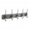 Κρεμάστρα Holden pakoworld mdf σε αντικέ φυσική απόχρωση 19.5x9x60.5εκ