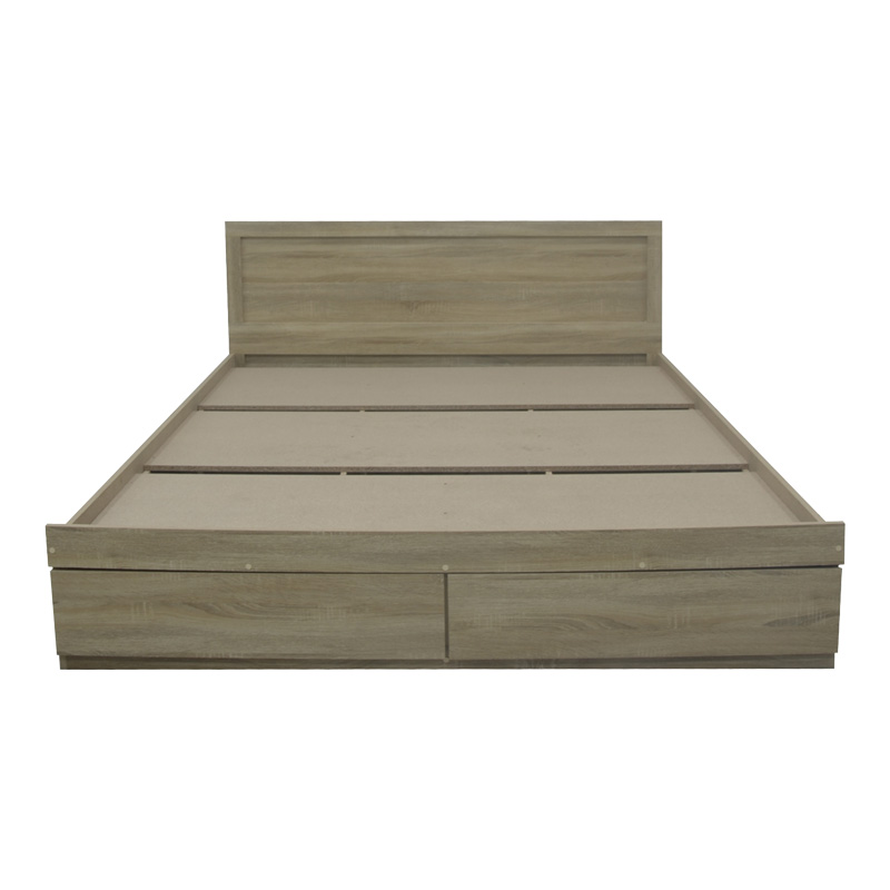 Κρεβάτι Olympus pakoworld με συρτάρι σε φυσική απόχρωση 160x200εκ