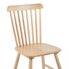 Καρέκλα Melia pakoworld rubberwood σε φυσική απόχρωση 45x51x87εκ