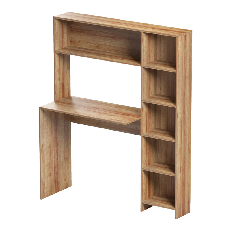 Γραφείο με βιβλιοθήκη Janson pakoworld σε oak απόχρωση 113.2x40x141.8εκ
