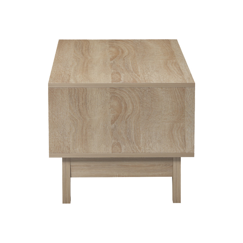 Τραπέζι σαλονιού Judas pakoworld σε μπεζ μαρμάρου-sonoma απόχρωση  90x45x38.5εκ