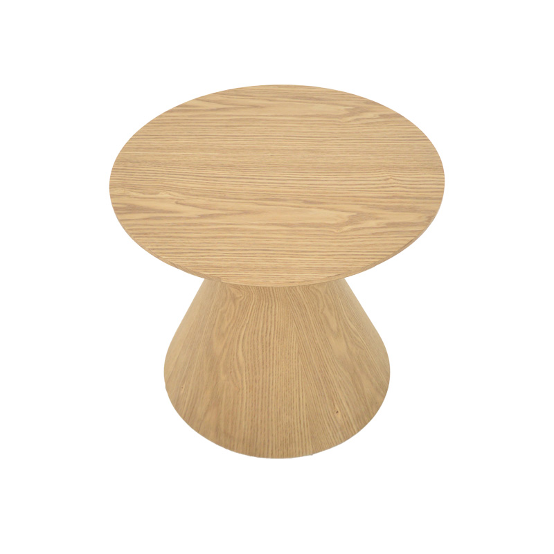 Τραπέζι σαλονιού Donda pakoworld mdf σε sonoma απόχρωση Φ80x45εκ