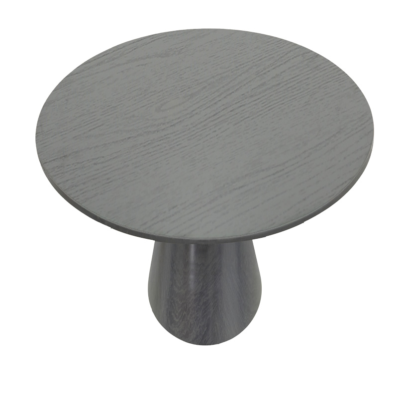 Tραπέζι Donda pakoworld mdf μαύρο Φ100x76εκ