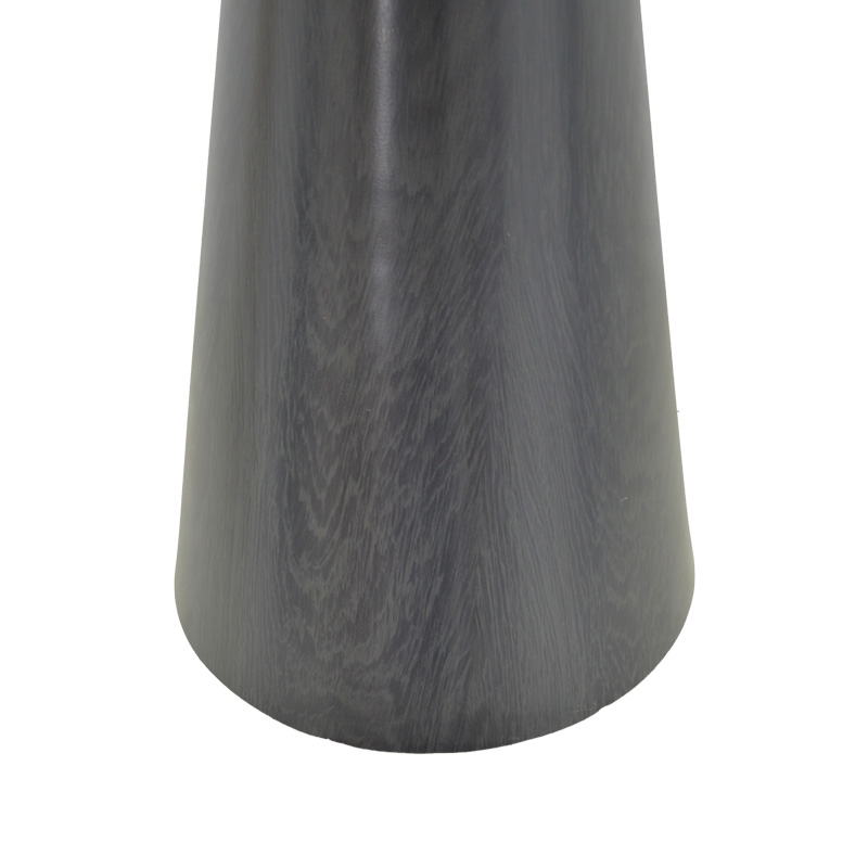 Tραπέζι Donda pakoworld mdf μαύρο Φ100x76εκ