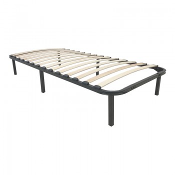 Σομιές μεταλλικός Amaso pakoworld σε μαύρη απόχρωση 90x190x28εκ