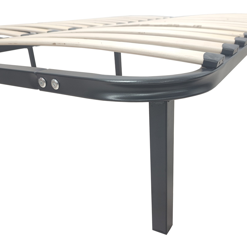 Σομιές μεταλλικός Amaso pakoworld σε μαύρη απόχρωση 160x200x28εκ