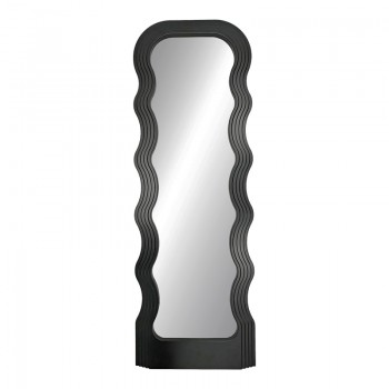 Καθρέπτης Spejo Inart μαύρο PP 50x2.8x147.5εκ