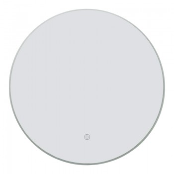 Καθρέπτης Led Lucox Inart pp-αλουμίνιο Φ60x3εκ