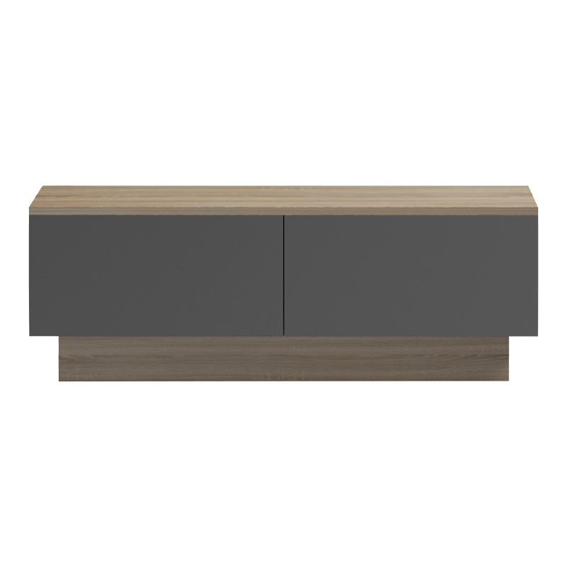 Τραπέζι σαλονιού Winey pakoworld σε sonoma-ανθρακί απόχρωση 90x60x31.5εκ