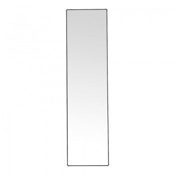 Καθρέπτης Moira pakoworld αλουμίνιο σε μαύρη απόχρωση 40x28x150εκ