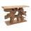 Κονσόλα Nasiol Inart teak ξύλο σε φυσική απόχρωση 120x40x75εκ