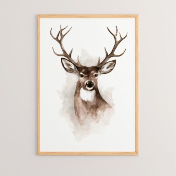 Πίνακας Deereby pakoworld με ψηφιακή εκτύπωση και πλαίσιο 33x1.5x48εκ