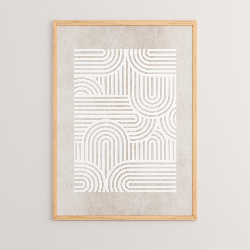 Πίνακας Liny pakoworld με ψηφιακή εκτύπωση και πλαίσιο 33x1.5x48εκ