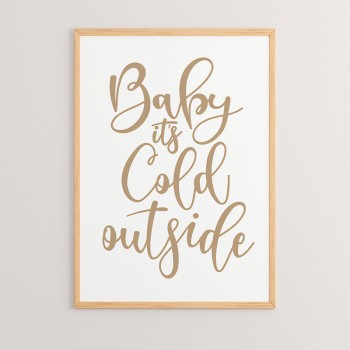 Πίνακας Berby pakoworld με ψηφιακή εκτύπωση και πλαίσιο 33x1.5x48εκ