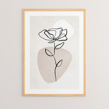 Πίνακας Bevo pakoworld με ψηφιακή εκτύπωση και πλαίσιο 33x1.5x48εκ