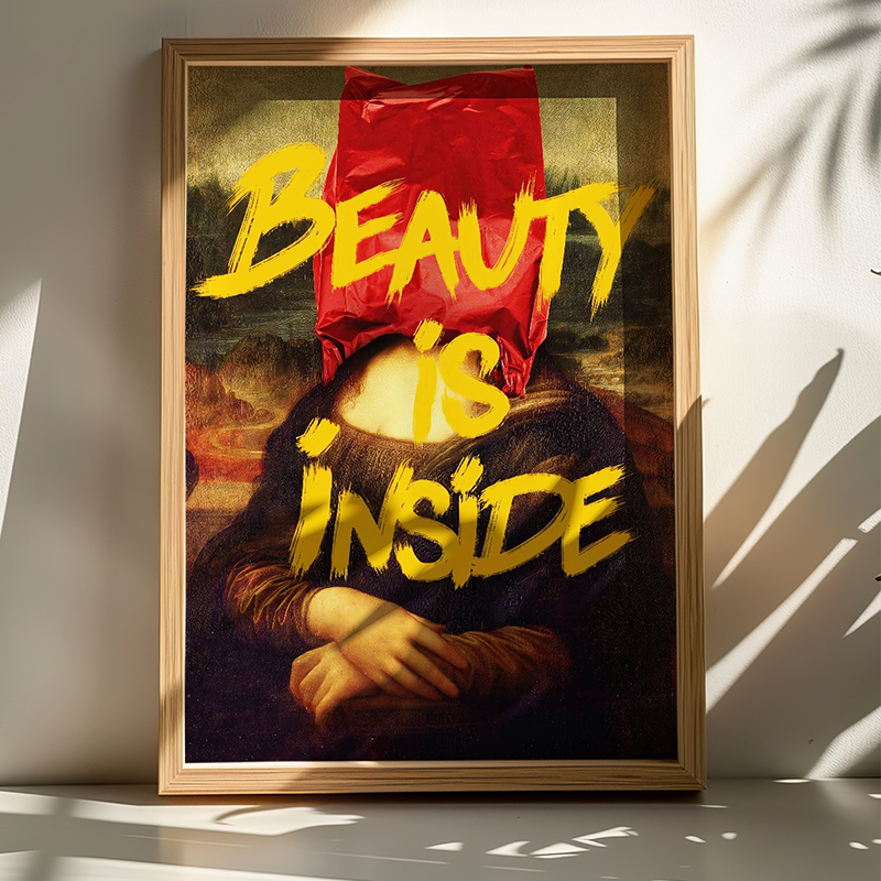 Πίνακας Loveser pakoworld με ψηφιακή εκτύπωση και πλαίσιο 70x2x50εκ