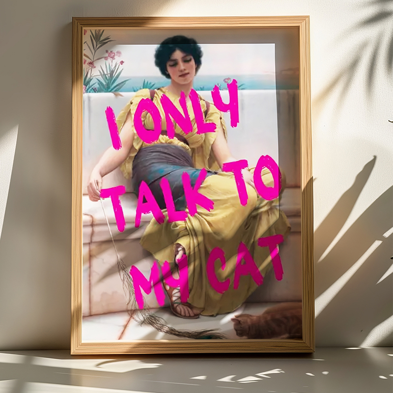 Πίνακας Catem pakoworld με ψηφιακή εκτύπωση και πλαίσιο 70x2x50εκ