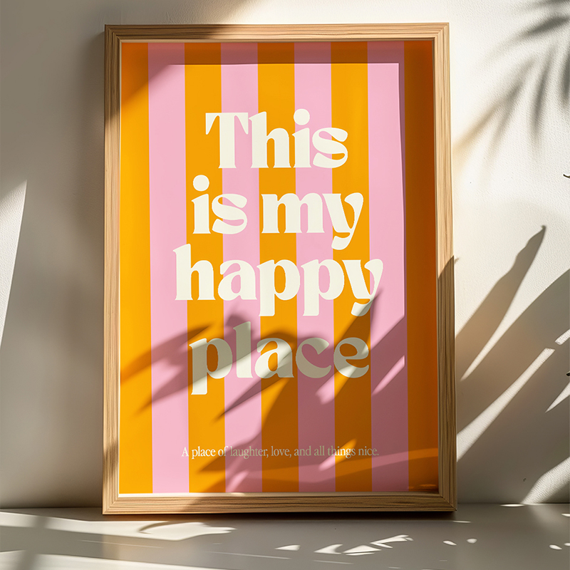 Πίνακας Happo pakoworld με ψηφιακή εκτύπωση και πλαίσιο 70x2x50εκ