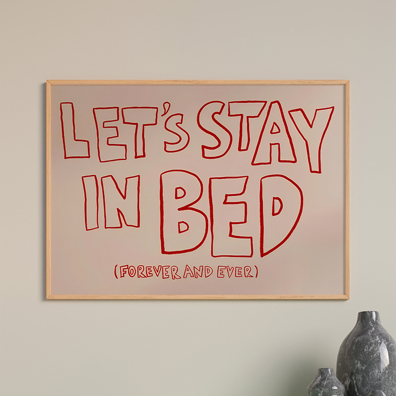 Πίνακας Slepery pakoworld με ψηφιακή εκτύπωση και πλαίσιο 70x2x50εκ