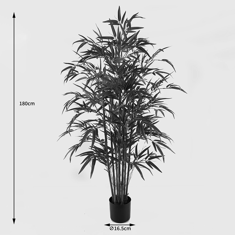Διακοσμητικό φυτό σε γλάστρα Rhapis Palm Inart πράσινο Φ80x180εκ
