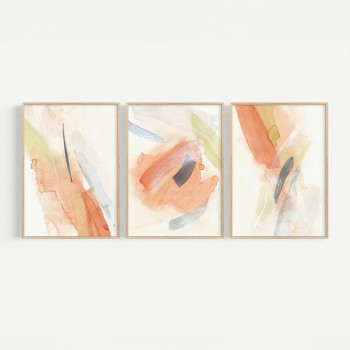 Πίνακας Coris pakoworld τρίπτυχος με ψηφιακή εκτύπωση και πλαίσιο 33x1.5x48εκ