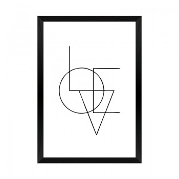 Πίνακας Felora pakoworld με ψηφιακή εκτύπωση και πλαίσιο 33x1.5x48εκ