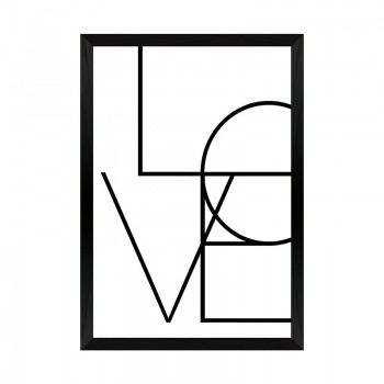 Πίνακας Amora pakoworld με ψηφιακή εκτύπωση και πλαίσιο 33x1.5x48εκ