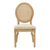 Καρέκλα Canco pakoworld φυσικό rubberwood-φυσικό rattan 50x53x98εκ