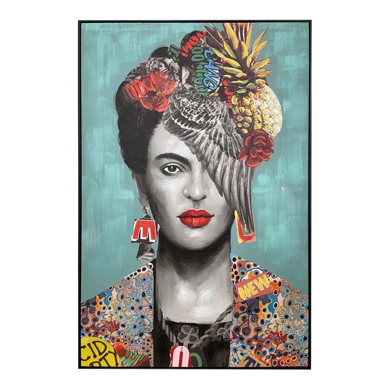 Πίνακας σε καμβά Frilo Inart με πλαίσιο 80x3x120εκ