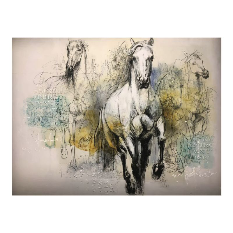 Πίνακας σε καμβά Nordik pakoworld ψηφιακής εκτύπωσης 65x1.8x46εκ