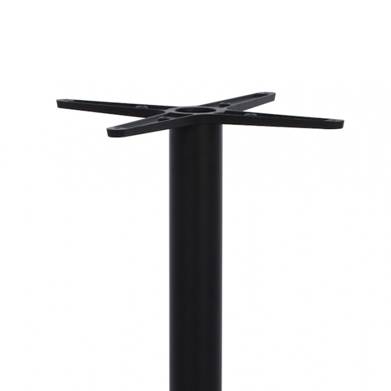 Βάση τραπεζιού bar Closet pakoworld μεταλλική μαύρη Φ40x108εκ