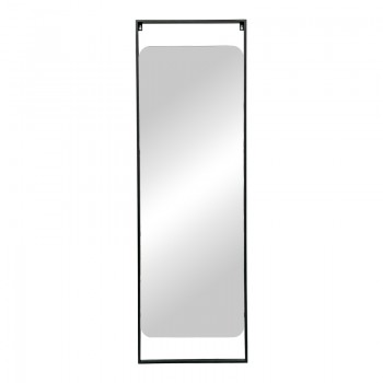 Καθρέπτης Piza pakoworld μαύρο μέταλλο 45x2x140εκ