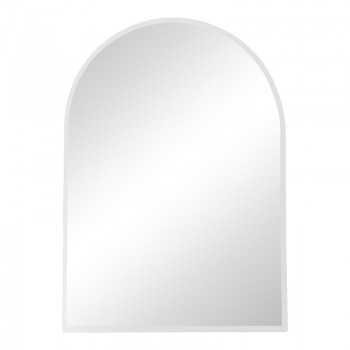 Καθρέπτης Mirrory pakoworld ασημί αλουμίνιο 50x2.5x80εκ